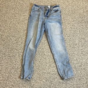 High waisted mom jeans